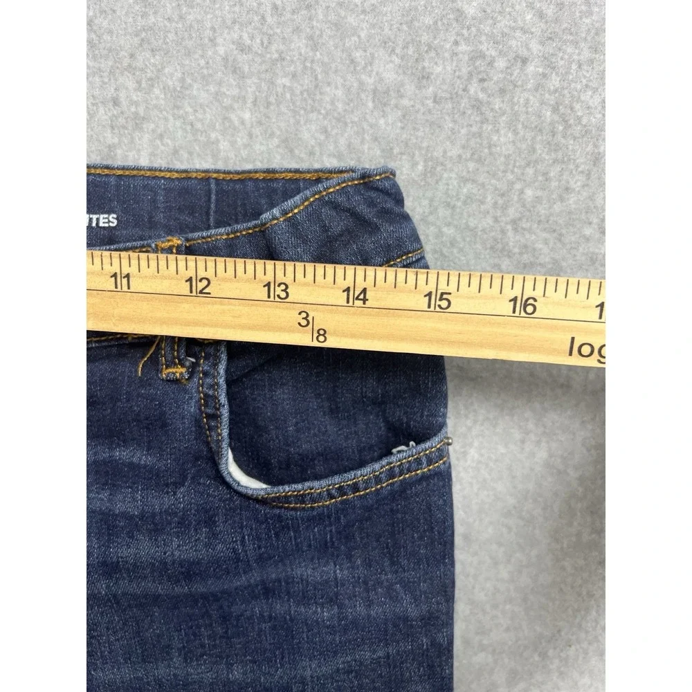 The Childrens Place Boys Blue Straight Leg Stretch Denim Jeans Dark Wash Size 18